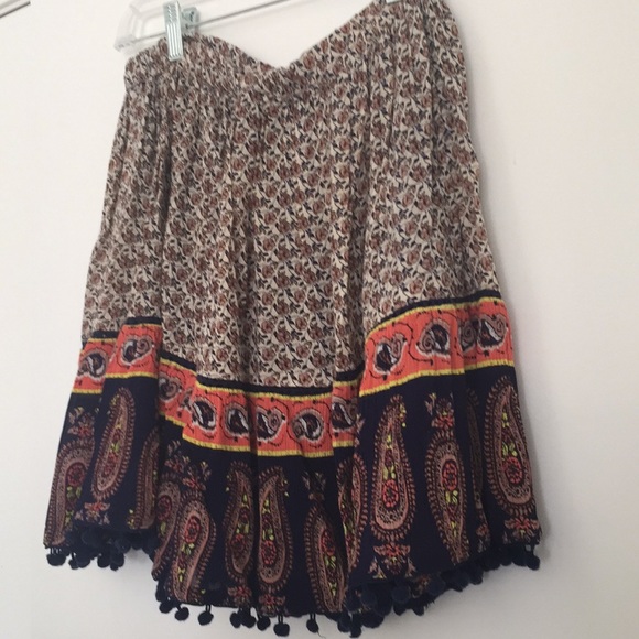 Skirt - lined, adjustable elastic waist. - Picture 4 of 5